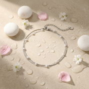 Thalia Pearl Duo Anklet