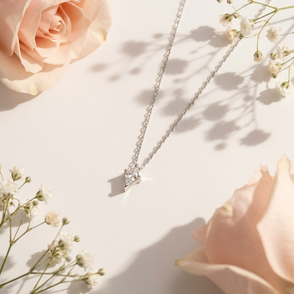 Lyra Crystal Pendant Necklace