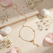 Dahlia Diamond Hand Chain