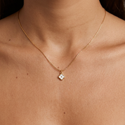 Ivory Blossom Pendant Necklace
