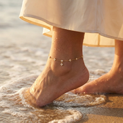 Ophelia Sparkling Clover Anklet