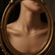 Isla White Bead Necklace