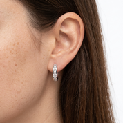 Stella Silver Hoops