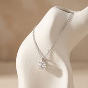 Elara Silver Pendant Necklace