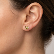 Yara Crystal Leaf Earrings
