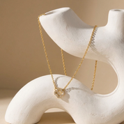 Celine Sparkle Clover Necklace