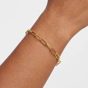 Modern Paperclip Chain Bracelet