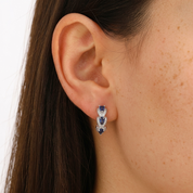 Juliette Sapphire Hoops
