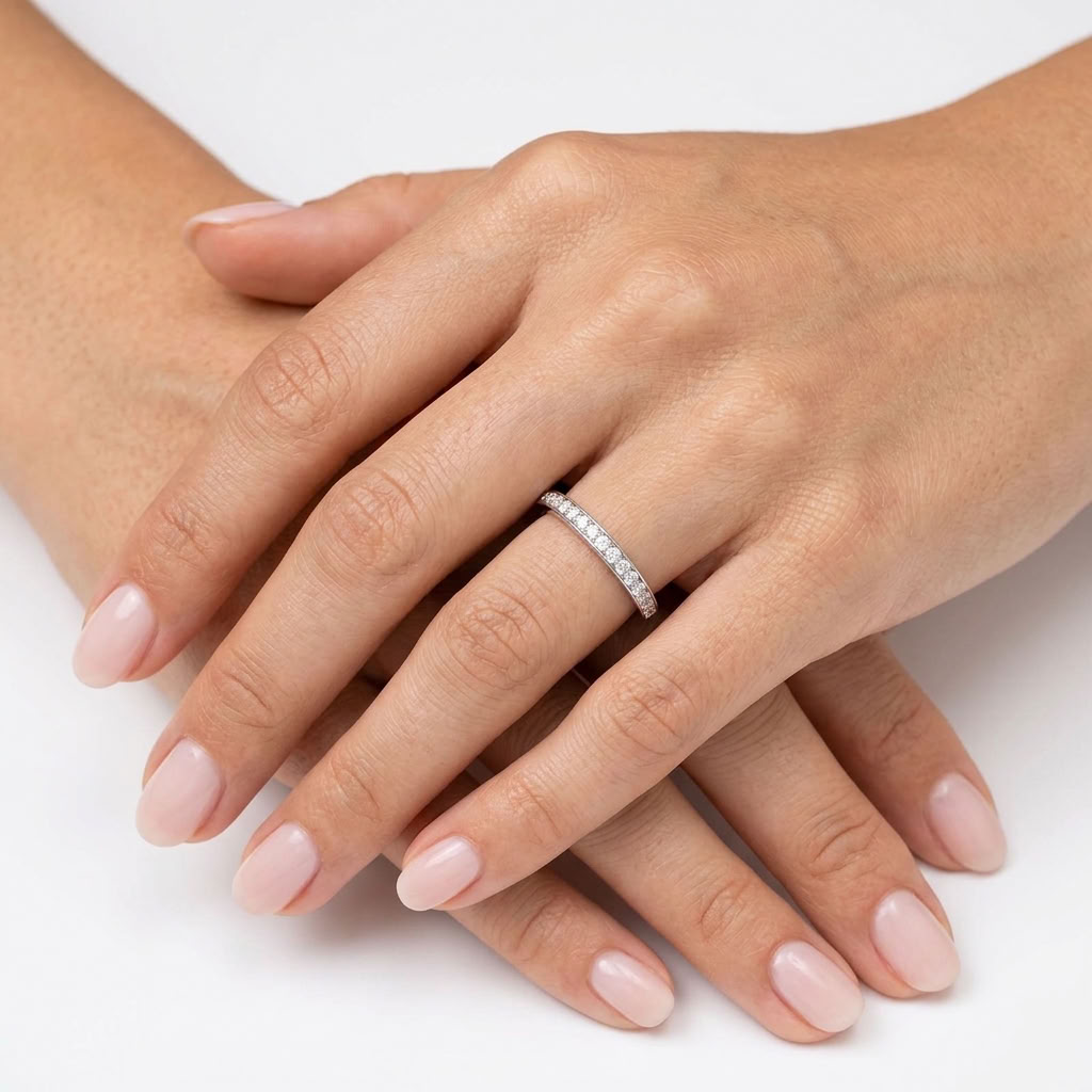 Romy Silver Eternity Ring