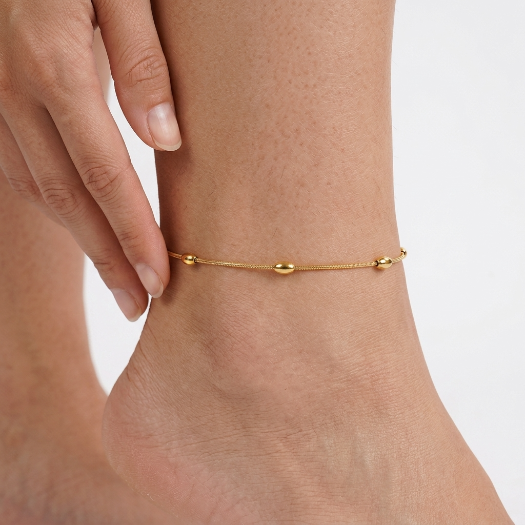 Marina Pebble Anklet