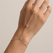 Vega Star Motif Hand Chain