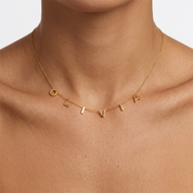 Spaced Initial Necklace
