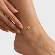Mireille Heart Anklet