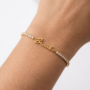 Léonie Personalized Tennis Bracelet