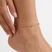 Miya Small Bead Anklet