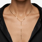 Golden Hour Lariat Necklace