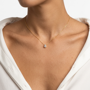Vivienne Pear Drop Gold Necklace