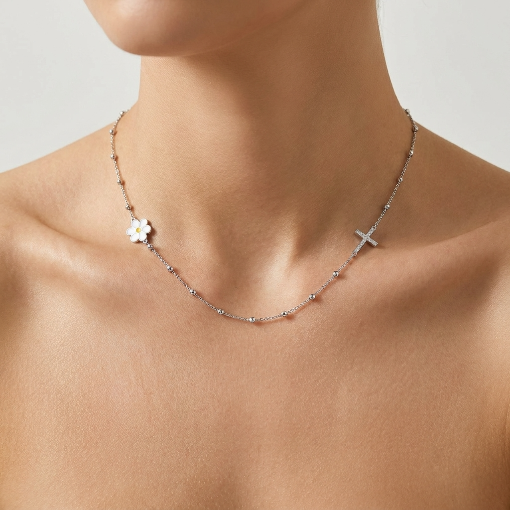 Talia Silver Necklace