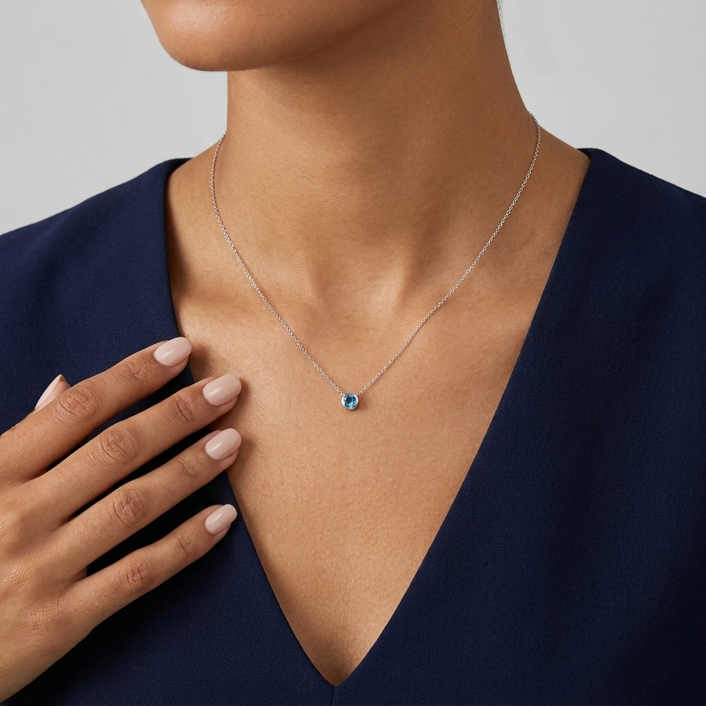 Amira Silver Pendant Necklace