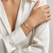 Daisy Cross Bracelet