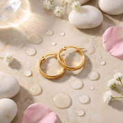 Selene Minimal Hoop Earrings