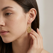 Amaya Textured Drop Earrings
