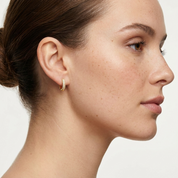 Lily Sparkle Hoop Earrings