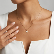 Ivory Blossom Pendant Necklace