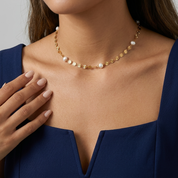 Liora Coin Pearl Necklace