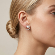 Soraya Silver Stud Earrings