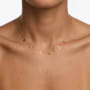 Spaced Initial Necklace