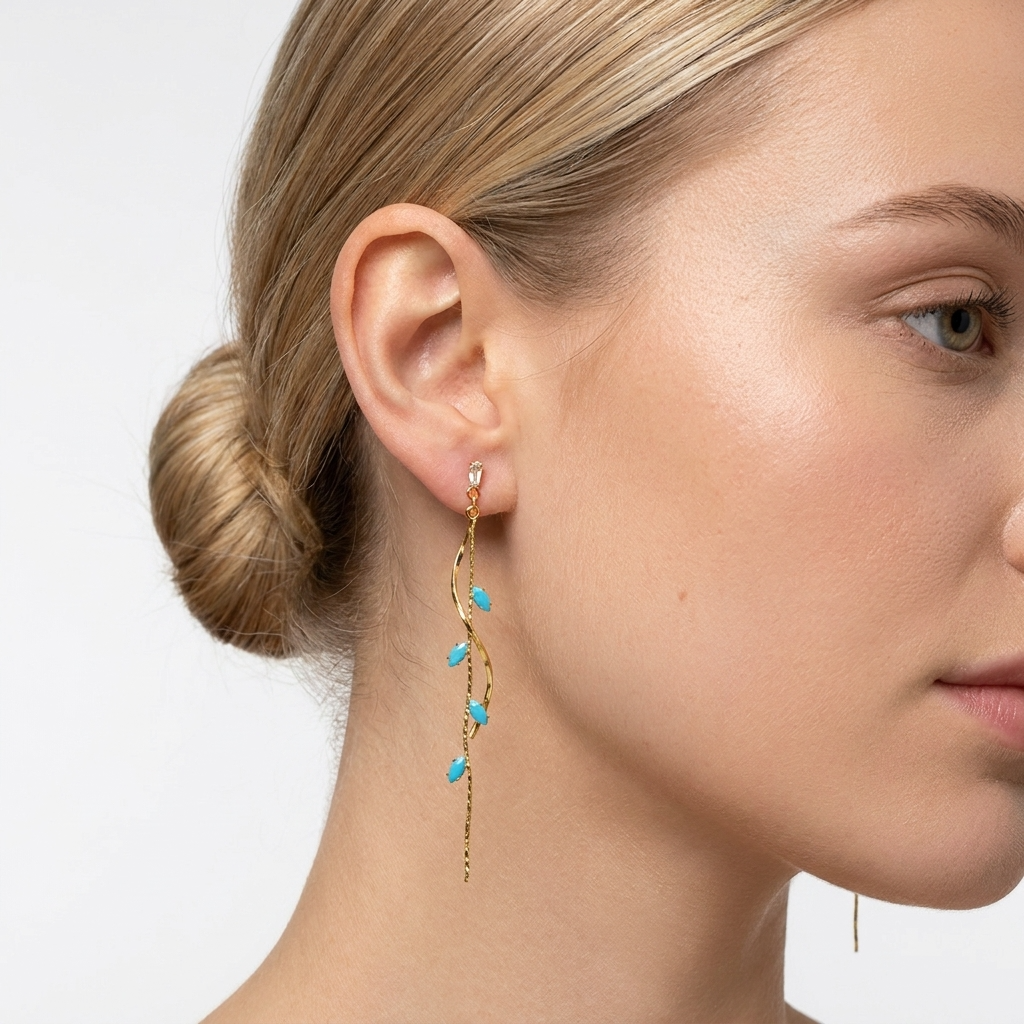 Ethereal Turquoise Drops