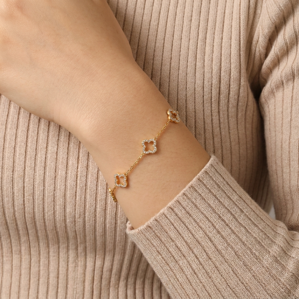 Celine Clover Bracelet