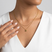 Miranda Gold Tiered Necklace
