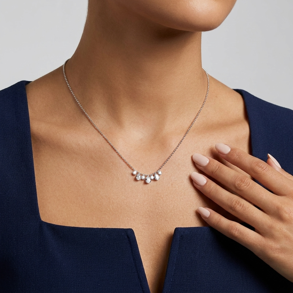Yumi Silver Pendant Necklace