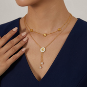 Alba Clover Layered Necklace