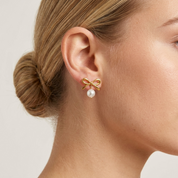 Rina Pearl Earrings
