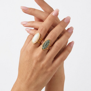 Selene Marquise Statement Ring Set