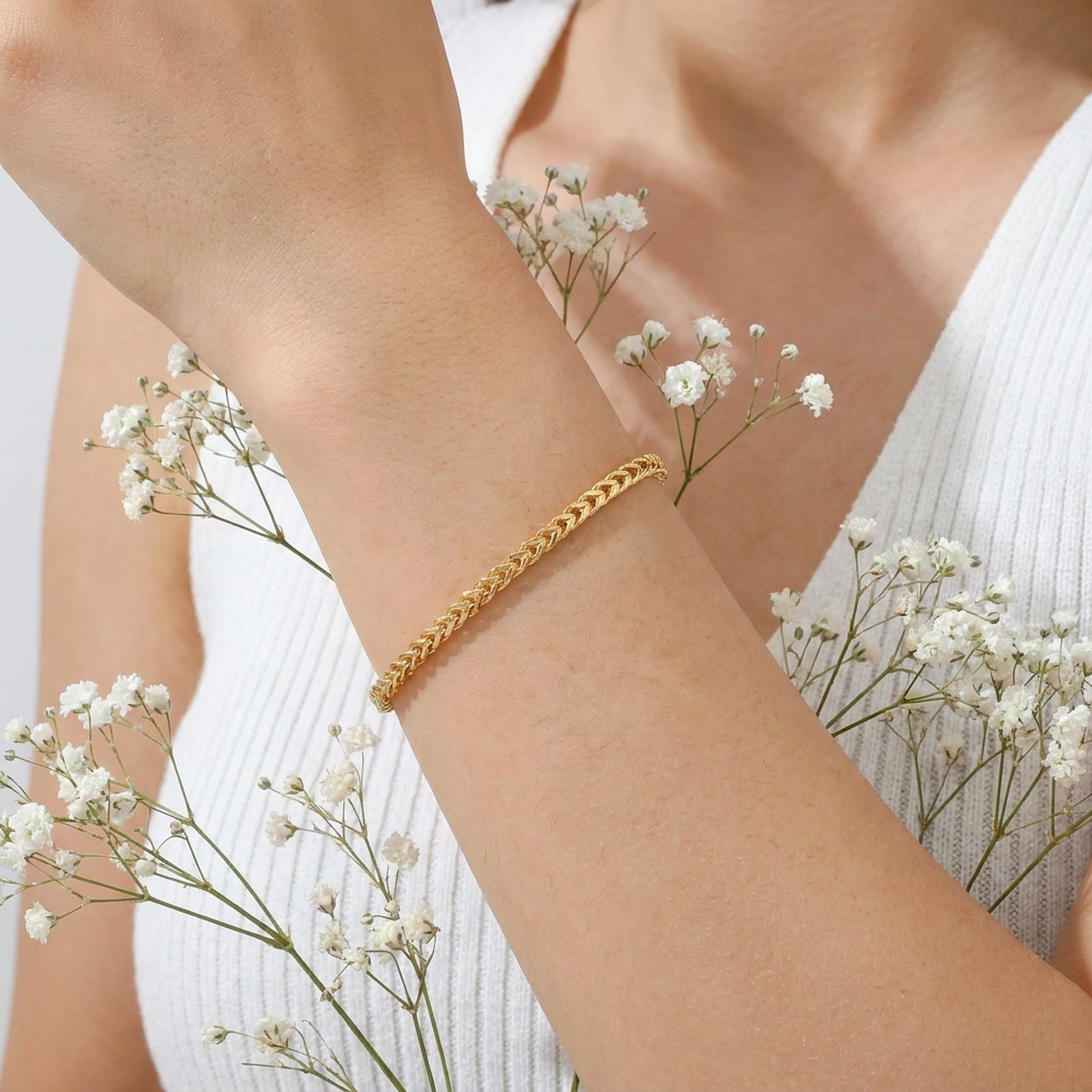 Golden Chevron Bracelet