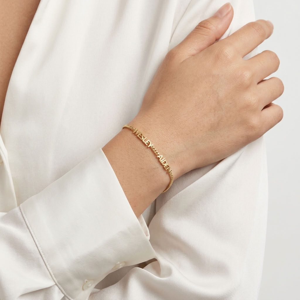 Amara Personalized Name Bracelet