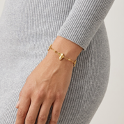 Ariana Butterfly Gold Bracelet