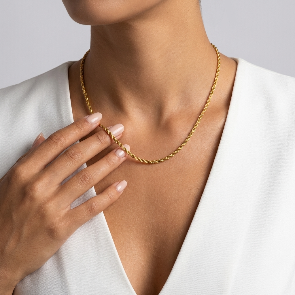 Isla Twist Chain Necklace