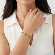 Gem Emerald Bracelet