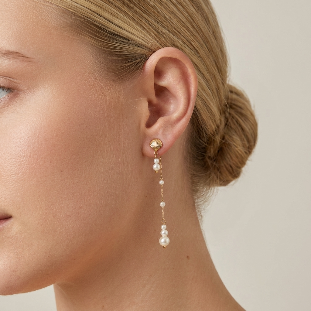 Alba Pearl Drop Earrings