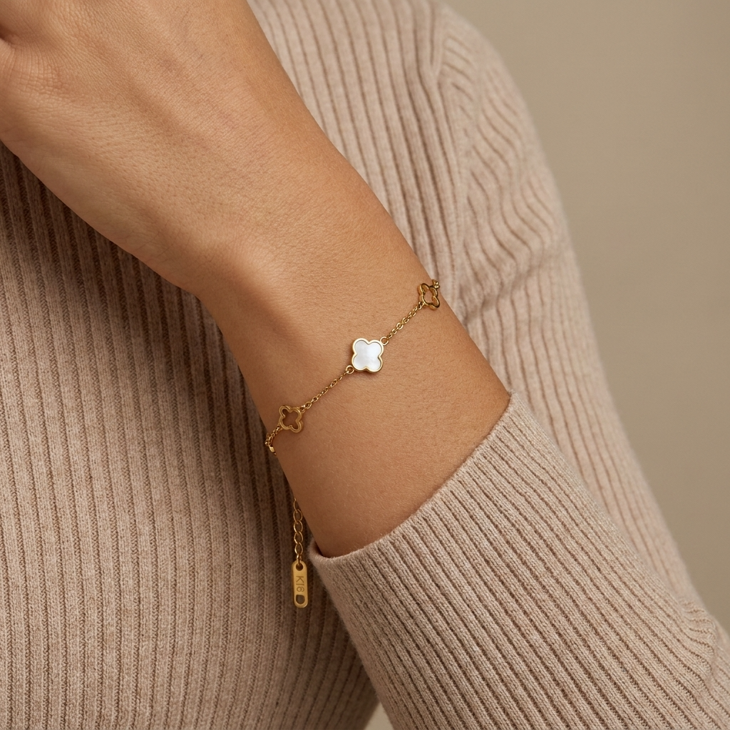 Mira Clover Chain Bracelet
