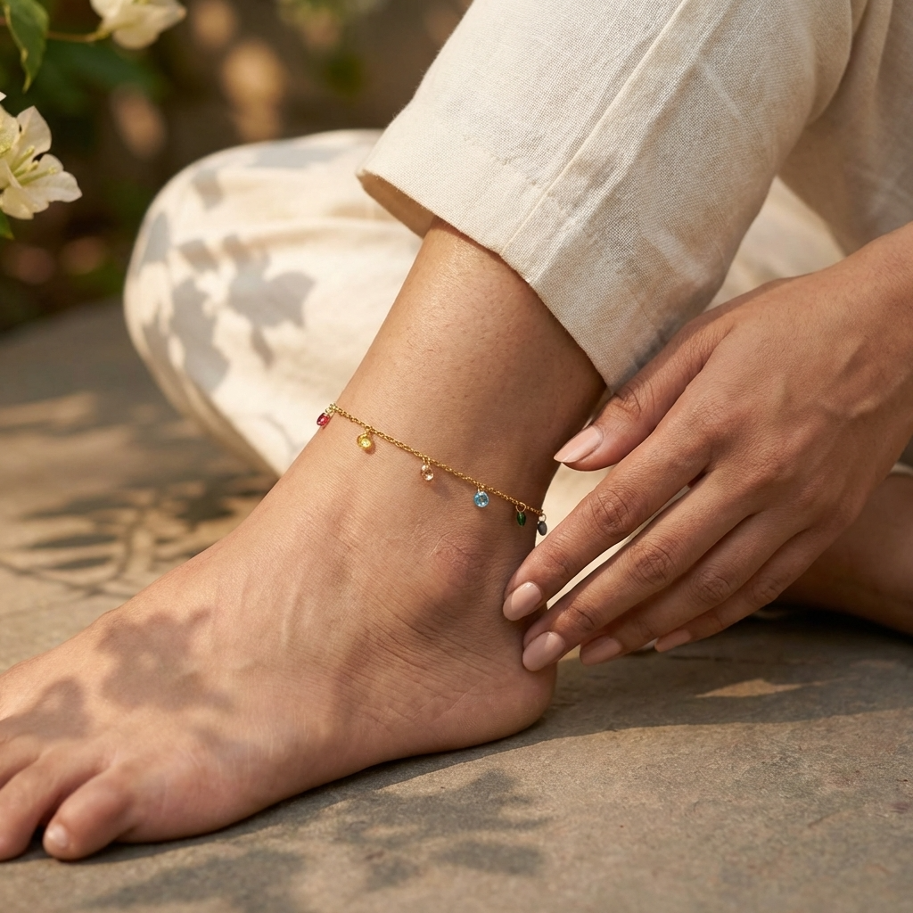 Colette Starlight Anklet