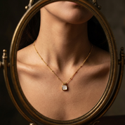 Aurelia Shell Drop Necklace