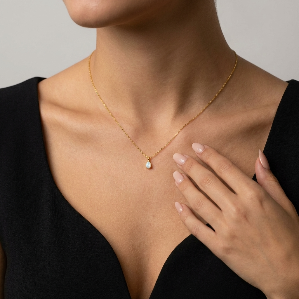Mira Opal Pendant Necklace