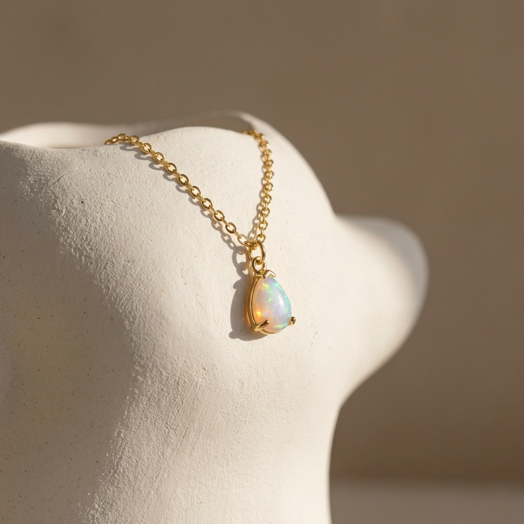 Mira Opal Pendant Necklace