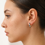 Juliette Sapphire Hoops